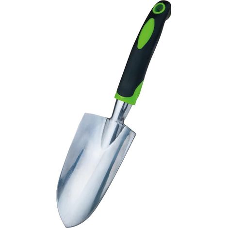 Pelle de jardin en acier inoxydable - Pelle à fleurs - Outil de jardinage pour les petits travaux de plantation (1/5)