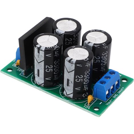 Module d'alimentation non régulée à pont plat, double amplificateur de puissance, redresseur et filtre, 25 A AC 9-17 V (1/5)