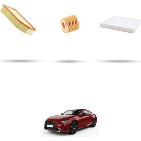 Kit tagliando 3 filtri compatibile con Lexus RC 200T 180kw dal 2015 (1/4)