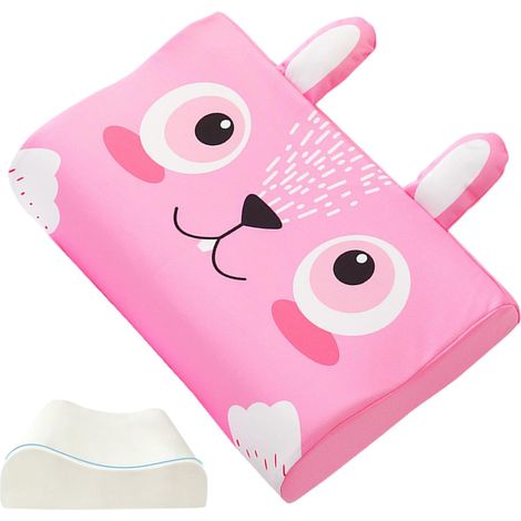 Kinderkissen mit Tiermotiven, ergonomisches Design für Bett, Sofa, Reisen, Zuhause und Schule