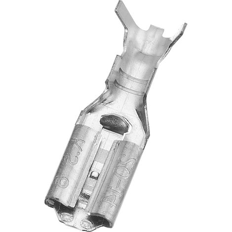Cosse faston RS PRO, 20 14 AWG, Non-isolé ( Prix pour Sachet de 100 )