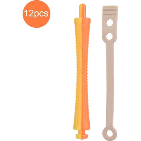12 Pièces Bigoudis Chauffants pour Cheveux avec Élastiques et Pinces - Rouleaux Ondulation SH-3 (1/5)