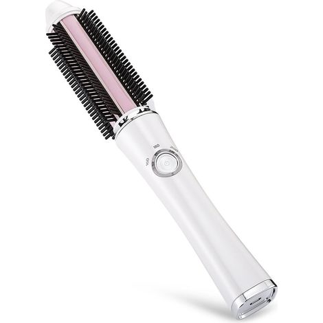 Lisseur et coiffeur à cheveux sans fil USB rechargeable, batterie 2600mAh, double tension, mini format voyage et affaires, blanc (1/5)