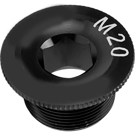 CANSUCC M20 Tretlagerdeckelschrauben, korrosionsbeständige Aluminiumlegierungsdeckel, schwarz (1/5)