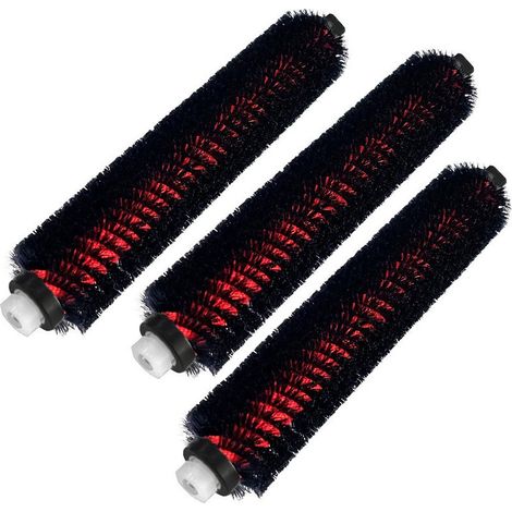 Lot de 3 brosses de nettoyage d'origine pour Roborock S7 MaxV Ultra/S7 Pro Ultra/S8 Pro Ultra/G10s,brosse d'entretien à rouleau, accessoires amovibles pour brosses de nettoyage à rouleau haute vitesse (1/5)