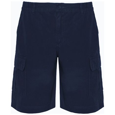 Bermuda con cintura elástica ajustable con bolsillos laterales y traseros AMAZONAS ROLY L Azul Marino