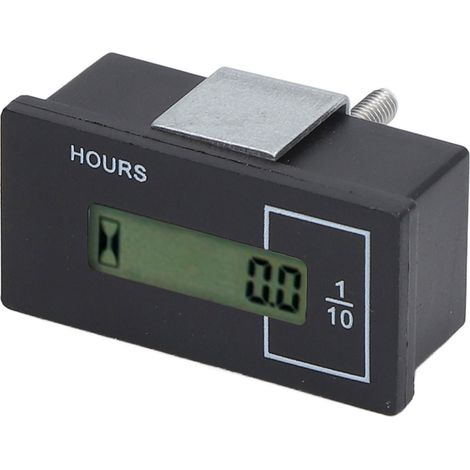 Compteur horaire pour excavatrice avec écran LCD, puce intégrée universelle, usages multiples, minuterie électronique industrielle à distance, 12-36 V CC, carré (1/5)