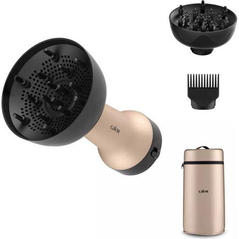 Sèche-cheveux diffuseur Calor Curl Harmony CV7D30C0 700 W Or/Noir 3-en-1