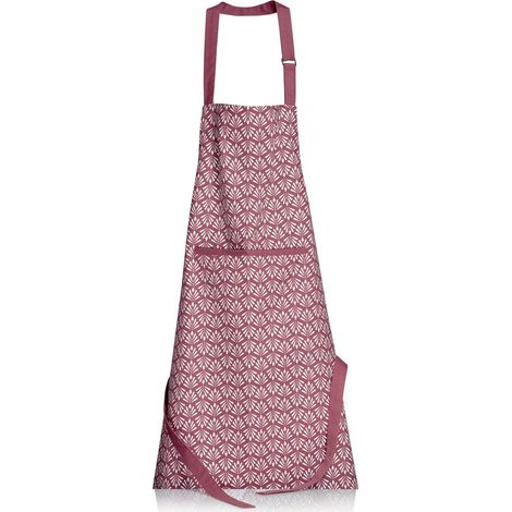 Tablier de Cuisine Enduit Déperlant Orchid en Coton Oeko-Tex 72 x 85 cm - PANGIVO (1/2)