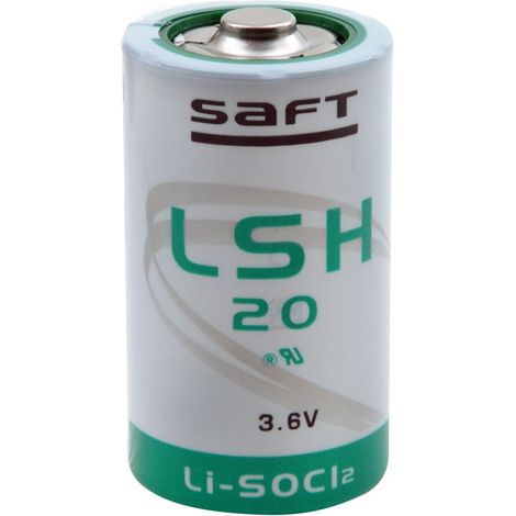 Saft - Pile lithium LSH20 D 3.6V 13Ah