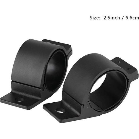 Support de fixation pour phares de voiture tout-terrain avec barre de protection, fixation pour feux de route, pince de 2,5 pouces (1/4)