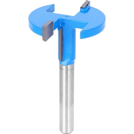 Fraîse droite en T de 0,3 po pour machines de gravure et ébavurage électrique (Bleu) (1/5)