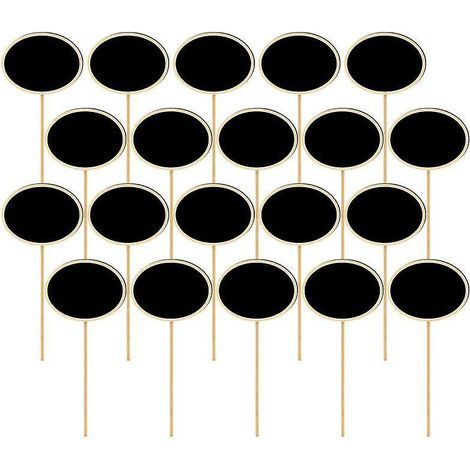 Lot de 20 panneaux ardoise pour jardin, pelouse et terrasse (1/3)