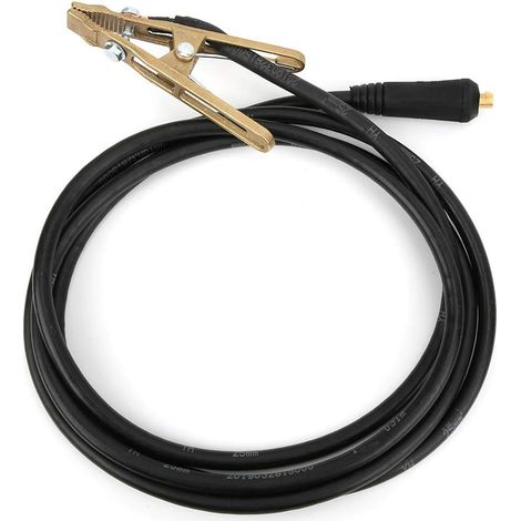 Câble de Terre pour Machine à Souder Câble de Soudage de 3 Mètres MMA Soudeur à l'arc 260A TIG 25 mm² (1/5)