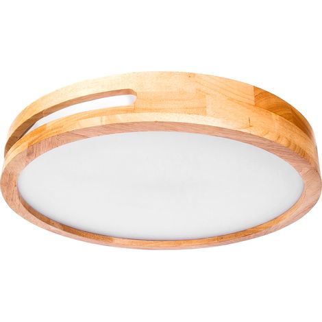 FORLIGHT - PLAFÓN IP20 LU LED 22.5W BLANCO NEUTRO - 4000K ON-OFF MADERA CLARA