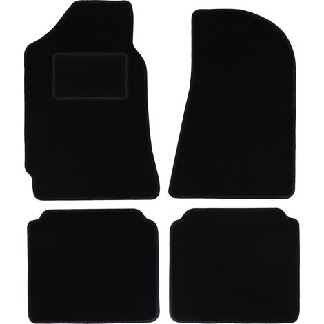 Tappetini in velluto nero per: Polski Fiat 125P berlina (1967-1991) (1/5)