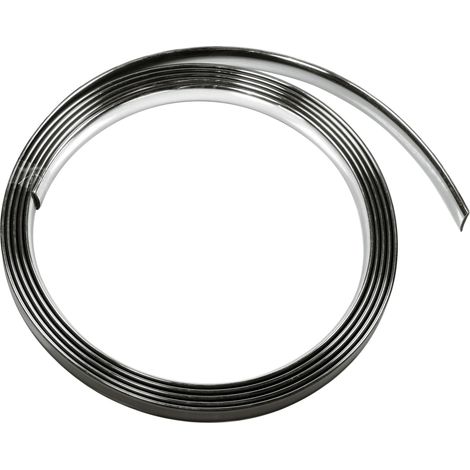 Profilo adesivo cromato - 25 m - 14 mm