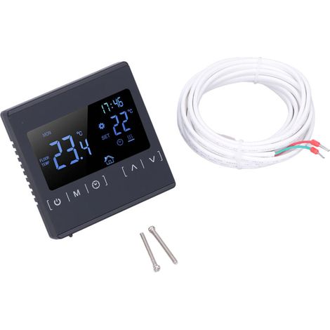 Zweitemperatur-Thermostat 16A Steuerung elektrisches Bodenthermometer AC85V-240V.