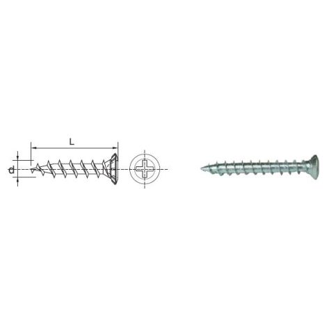 TORNILLO DE MONTAJE DE ACCESORIOS CABEZA DE CONSOLA 4.035MM - 5 STO - 523 4.035