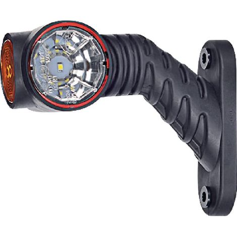 Luz de posición LED, derecha, 0,7/1,4 W 12/24 V blanco/naranja/rojo 3 LED Kramp LA30017 (1/4)