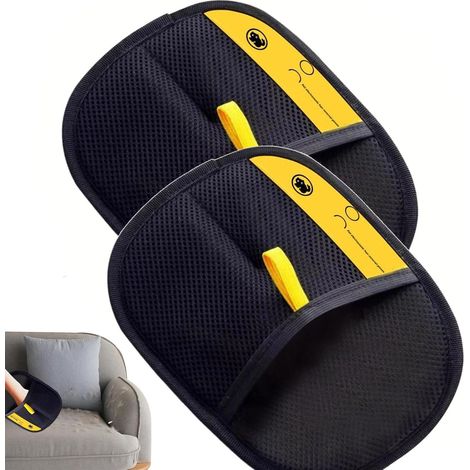 Set di 2 guanti per la rimozione del pelo degli animali domestici, guanti magici per la toelettatura di cani e gatti, guanti districanti e detergenti per la rimozione del pelo degli animali (21 17 cm (1/5)