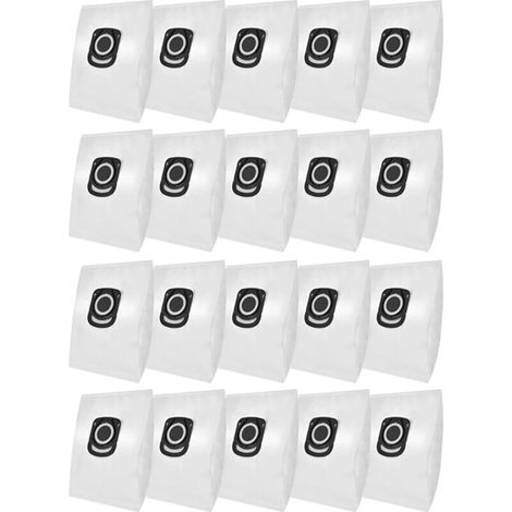 ZVD Lot de 20 sacs filtrants pour aspirateur ZR200520 ZR200540, sacs à poussière jetables non tissés (1/3)