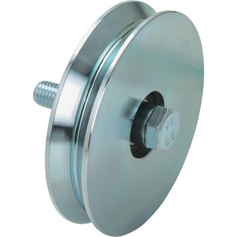 4PZ PL RUOTA X CANCELLO CON BULLONE A 1 CUSCINETTI MM. 80 (1/2)