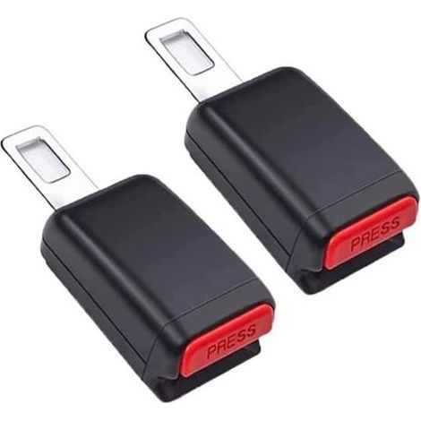 2Pcs Rallonge de Ceinture de Clip de Ceinture de Sécurité Sangle d'Extension Confortable (36CM) (1/4)