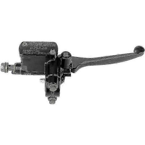 Maître-cylindre de frein universel 22 mm pour moto, levier de guidon, embrayage hydraulique, compatible avec Honda, Yamaha, Kawasaki et Suzuki (droite) (1/5)