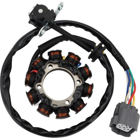 Kompatibel mit der Stator-Spulen-Magnetzündungseinheit des Offroad-Motorrads Kawasaki KLX450R KLX450A 450S 2008 2009, Originalteilenummer 21003-0070. (1/4)