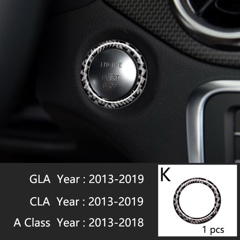 (Type K) Compatible avec Mercedes-Benz Classe A W176 GLA X156 CLA Accessoires de climatisation, panneau de console CD, garniture de style automobile (1/5)