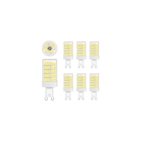 Ampoule G9 LED Blanc Froid, 10W LED G9 6000K Equivalence Incandescence 80W Lumière 900LM Lampe G9 LED AC 220V Lumineux 360º Large Angle de Faisceau 862835 SMD Non Dimmable Lot de 6 (1/5)