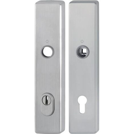 Langschildpaar E2222ZA/2210 ma F69 PZ 92mm HOPPELangschildpaar E2222ZA/2210 ma F69 PZ 92mm HOPPE (1/2)