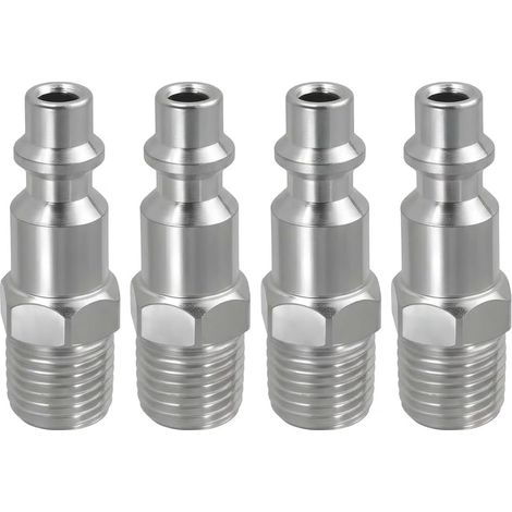 Pneumatic Quick Coupling 1/4 NPT up to 300 PSI (Pack of 4) (1/5)