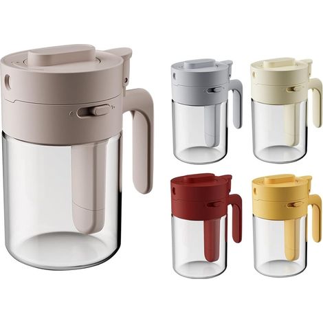 TrAdE Shop Traesio - Barattolo Porta Spezie Multifunzionale 300ml Con Cucchiaio Coperchio Ermetico Per Cucina - (1/5)