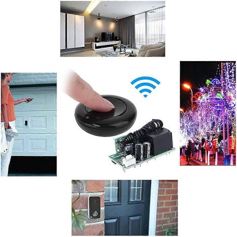 Télécommande sans fil avec relais pour ampoule de garage (1/4)