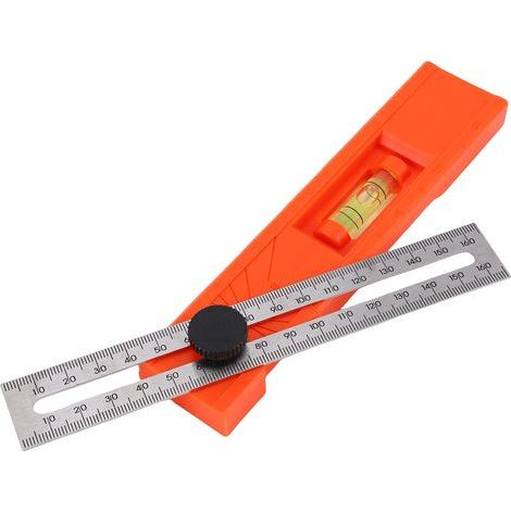 Adjustable Multi-Angle Marking Protractor – Bubble Level Precise Measuring Tool for Woodworking (1/5)
