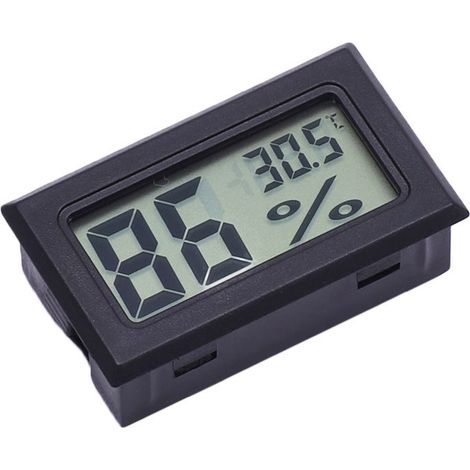 Thermomètre et hygromètre numérique intégré, mini-thermomètre et hygromètre électronique pour terrariums à reptiles (1/2)