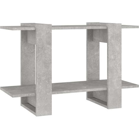 Maison Exclusive - Libreria/Divisorio Grigio Cemento 80x30x51 cm (1/5)