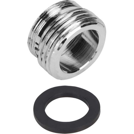 Adaptateur Robinet Cuisine Laiton Chromé Double Filetage (1/5)