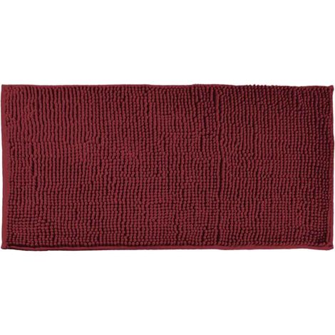 Tapis de Bain Microfibre "Sweety" 50x120cm Framboise (1/3)