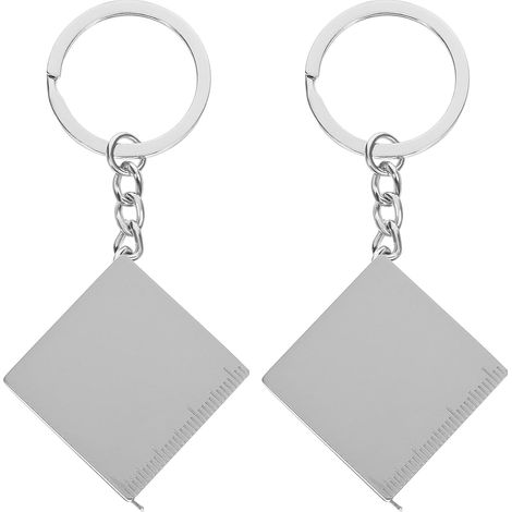 2 mini mètres ruban, 1m, métal, rétractable, pour bricolage (1/5)