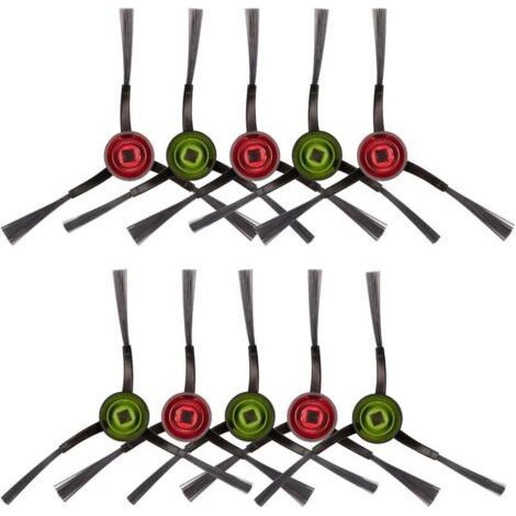 10 pièces Pièces de rechange pour brosse latérale pour robot aspirateur Ecovacs DEEBOT OZMO 920 950 T8 AIVI Max T9 T5 N5 N7 N8+ N8 Pro N8 Pro DX55 DX93 DJ65 X1 Omni, X1 Turbo, X1 et X1 Plus (1/4)
