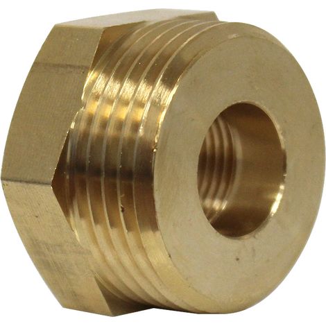 Watts – Raccord laiton réduit mâle/femelle 1'-3/8' (26/34-12/17) – Pour installation sanitaire – Étanchéité avec ruban téflon (1/6)