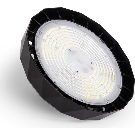 LED Hallenstrahler High Bay Industrial UFO 150W 200lm/W PHILIPS Xitanium Dimmbar 1-10V LEDNIX HBM 3000K 90º Warmweiß (1/5)