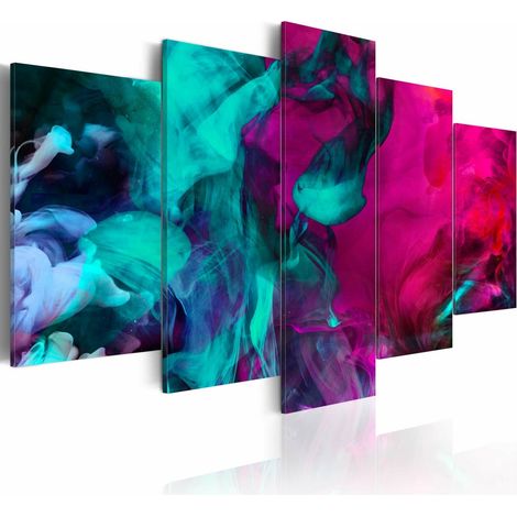 Tableau danse des couleurs - 200 x 100 cm (1/4)