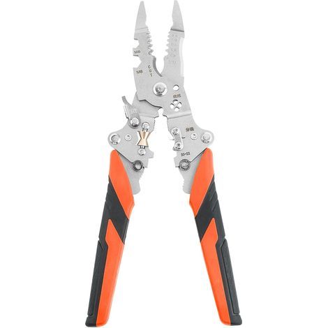 CCYKXA 14-in-1 Wire Stripper, Electrician's Pliers, 2025 Upgrade Multifunctional Electrician's Tool, Cable Pliers for Stripping, Wrapping, Splitting, Cutting, Clamping, Crimping (1/5)