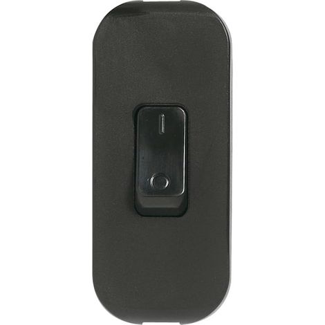 Interrupteur pour Lampe 250 V, Noir, 040194E