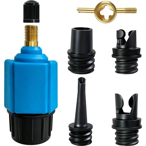 6 Pieces Paddle Inflator Adapter, Inflating Tip (1/5)