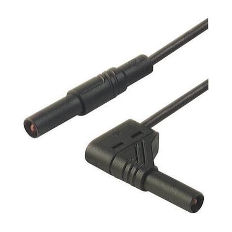 Sks-hirschmann MLS WG 200 cable negro 2,5 mm² 2 metros